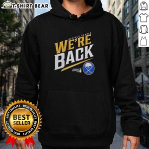 Buffalo Sabres Stanley Cup 2026 hoodie featuring bold graphics, perfect for fans celebrating the team's comeback.