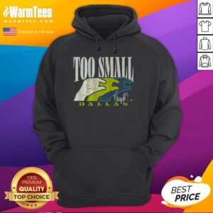 Original Paige Bueckers Too Small Dallas Hoodie in stylish design, perfect for fans of women's basketball fashion.