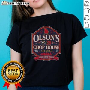 Hot Matt Olson's Chop House Ladies Tee featuring stylish design and vibrant colors, perfect for fans and casual wear.