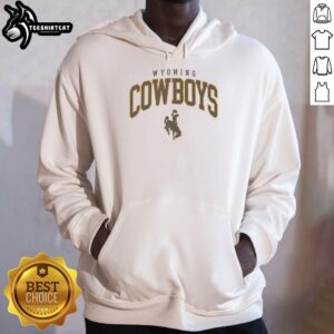 Alt Text: Awesome Wyoming Cowboys classic logo hoodie featuring bold team colors and iconic design, perfect for fans.
