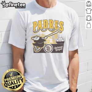 Premium Preschool Mitchell & Ness Cream San Diego Padres Step Back Up T-Shirt for kids featuring vibrant team graphics.