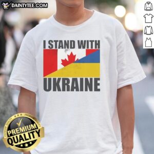 Nice I Stand With Ukraine Flag T-Shirt featuring vibrant blue and yellow colors, perfect for showing support for Ukraine.