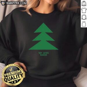 Cozy Nice Minnesota Timberwolves back tree sweatshirt featuring vibrant team colors and logo, perfect for fans.