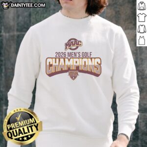 Hot Iona Gaels MAAC Men's Golf Champions 2026 logo sweatshirt featuring team colors and design for sports fans.