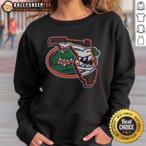 Florida Gators home field win sweatshirt featuring vibrant team colors and logo, perfect for fans celebrating victories.