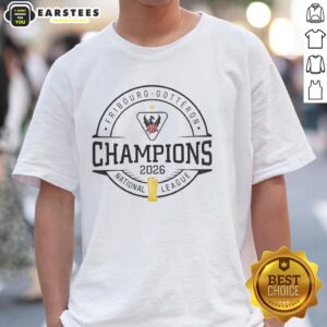 Nice HC Fribourg-Gottron Schweizer Meister 2026 National League Champions T-Shirt featuring team colors and logo.