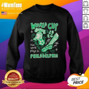 Alt Text: Good World Cup sweatshirt featuring Philadelphia design, perfect for fans celebrating the World Cup in style.
