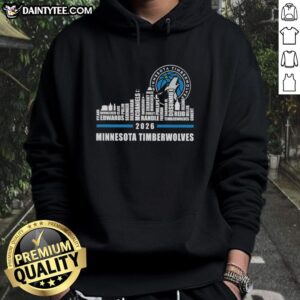 Hot Minnesota Timberwolves X Skyline City 2026 hoodie featuring player names, perfect for fans and stylish sportswear.