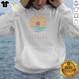 Premium Positive Passion Logo Hoodie in stylish design, perfect for casual wear and showcasing your positive vibes.