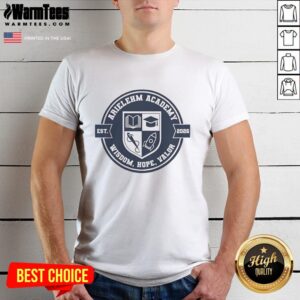 Official Arielehm Academy Wisdom Hope Valor Est 2026 T-Shirt featuring a bold design and vibrant colors.
