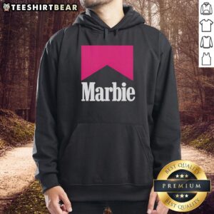 Premium Marbie Style Marlboro Logo Hoodie featuring a stylish design and comfortable fit for casual wear.