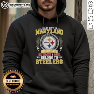 Awesome Pittsburgh Steelers NFL hoodie for fans in Maryland, showcasing pride and loyalty to the Steelers on game day.