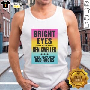 Alt Text: Bright Eyes Red Rocks Tank Top from Hot Poster collection, featuring vibrant colors and stylish design, May 6, 2026.