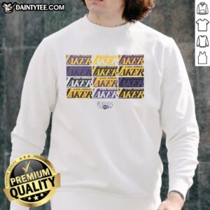 Los Angeles Lakers 2026 Playoffs Game 3 sweatshirt featuring team colors and logo, perfect for fans supporting their team.