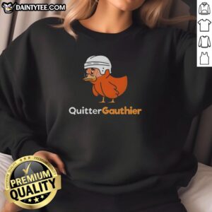 Nice Quitter Gauthier Duck Hockey Sweatshirt in vibrant colors, perfect for fans and stylish casual wear.