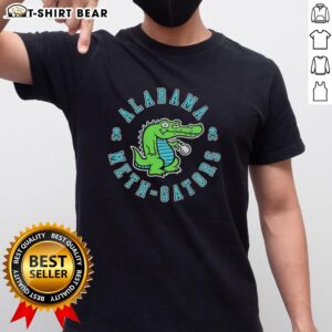 Original Alabama Meth-Gators Cartoon T-Shirt featuring a humorous design of alligators in a playful, colorful style.