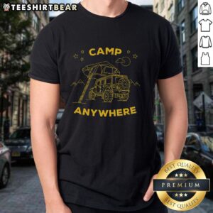Men's Nice Camp Anywhere Campy II T-Shirt in vibrant colors, perfect for outdoor adventures and casual wear.