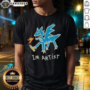 Good Im Artist Dragon T-Shirt featuring a vibrant dragon design, perfect for creative individuals and art enthusiasts.