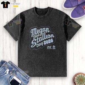 Good Megan Thee Stallion Day 2026 washed t-shirt featuring vibrant graphics and a stylish, comfortable fit.