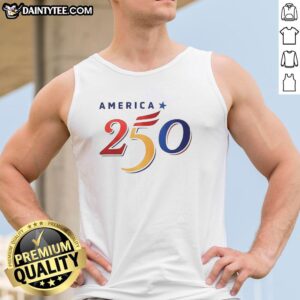 Nice 2026 America 250 tank top in vibrant colors, perfect for summer fashion and casual wear, showcasing patriotic style.