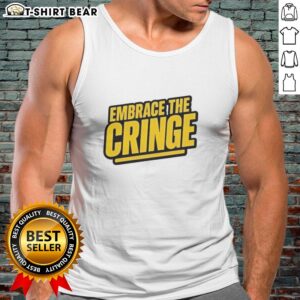 Pretty Embrace the Cringe tank top featuring a stylish design, perfect for casual outfits and expressing individuality.