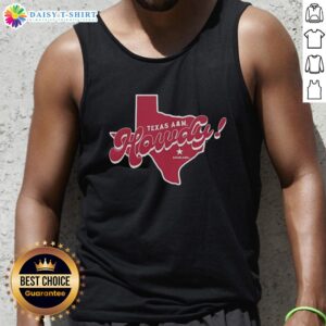Retro tank top featuring a Texas A&M Aggies map design, perfect for showing Aggieland pride in style.