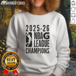 Alt Text: Stylish Top NBA G-Leagues Champions 2025-2026 sweatshirt, perfect for fans of basketball and sportswear fashion.