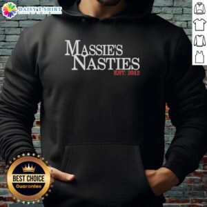 Premium Massies Masties hoodie established in 2012, showcasing a stylish design and comfortable fit for everyday wear.