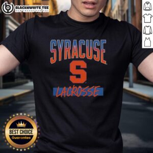 Awesome Syracuse Orange X Lacrosse Hype Logo Vintage T-Shirt featuring a retro design and vibrant colors for fans.