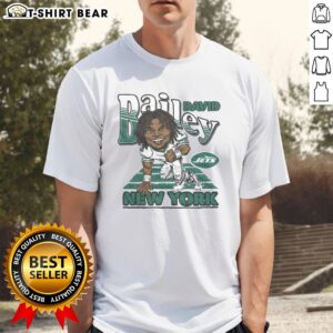 Stylish New York Jets David Bailey T-shirt featuring vibrant team colors and logo, perfect for fans and game day.