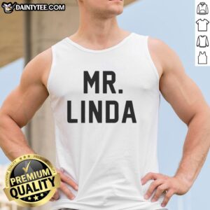 Alt Text: Johnny Knoxville wearing a stylish Nice Mr. Linda tank top, showcasing a trendy casual look for summer fashion.