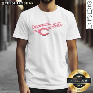 Alt Text: Top Cincinnati Reds Soft As A Grape T-Shirt featuring vibrant team colors and logo, perfect for fans.