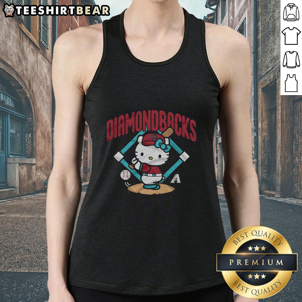 Cute Arizona Diamondbacks Hello Kitty Tank Top