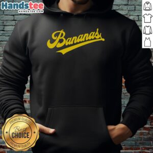 Premium sporty varsity-style bananas hoodie in vibrant colors, perfect for casual wear and athletic activities.