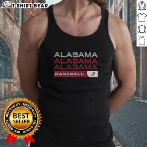Alabama Crimson Tide college baseball hype tank top in vibrant colors, perfect for fans and summer sports events.