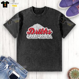 Nice Head to the Mountains Drtbks California washed t-shirt featuring a scenic mountain graphic, perfect for outdoor enthusiasts.