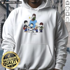 Cozy Pretty Snoopy Peanuts Oasis Hoodie featuring vibrant graphics of Snoopy in a fun, colorful design.
