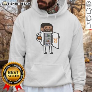 Top Mikal Bridges wearing a stylish 'Too Cold' NBA paint hoodie for New York Knicks, showcasing team spirit and fashion.