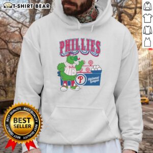 Alt Text: Top Preschool Mitchell & Ness Cream Philadelphia Phillies Step Back Up Hoodie for kids, stylish and comfortable.