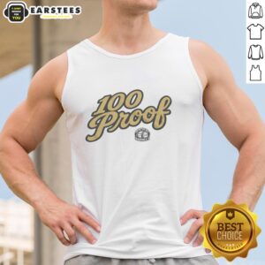 Good 100 Proof Football Kentucky Barrels tank top featuring a stylish design for fans and casual wear.