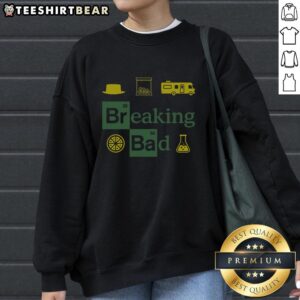 Cozy Nice Chemical Elements TV Show sweatshirt featuring vibrant graphics and chemistry-themed design for fans.