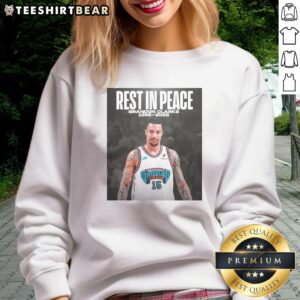 Hot Rest In Peace sweatshirt honoring Brandon Clarke 1996-2026 with stylish design and tribute message.