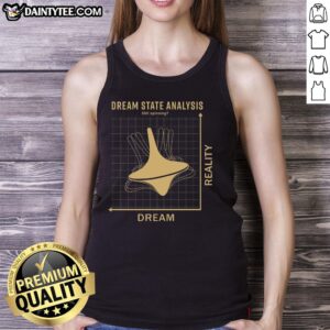 Trendy Nice Dream State Analysis tank top featuring a modern design, perfect for casual wear and dream enthusiasts.