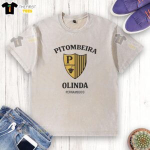Awesome Camiseta Pitombeira Olinda logo washed t-shirt featuring a stylish design and vibrant colors.