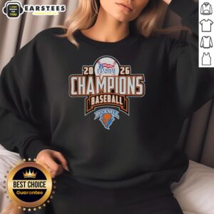Alt Text: Awesome Bucknell Bison NCAA Patriot League Baseball Champions 2026 sweatshirt featuring team colors and logo.