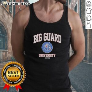 Nice Fiducia Processu Phly Big Guard University 2026 tank top featuring a stylish design for college enthusiasts.