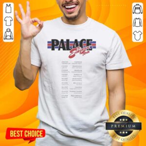 Top Palace European Tour 2026 League Stage T-Shirt featuring vibrant design and team colors.