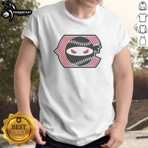 Original Pitching Ninja Cincinnati Red T-Shirt featuring vibrant graphics for baseball fans and players.