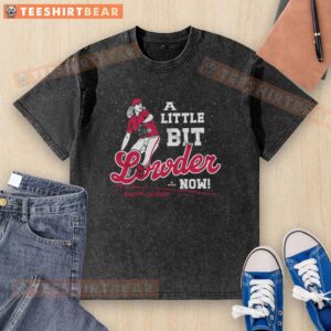 Good A Little Bit Louder Now washed t-shirt in vibrant colors, perfect for casual wear and music lovers.