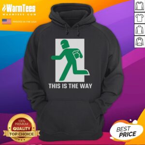 Funny This Is The Way Hoodie featuring a playful design, perfect for casual wear and expressing humor.